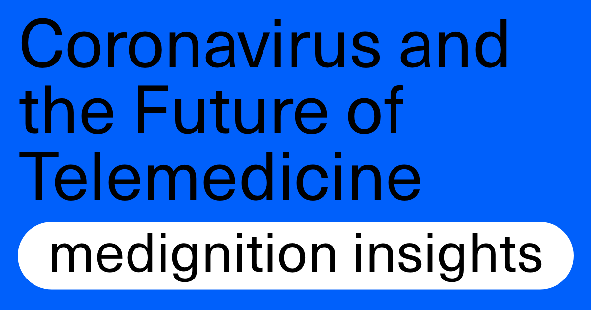 medignition | coronavirus and the future of telemedicine